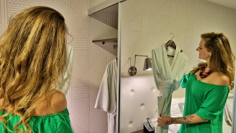 Nuss Buenos Aires Soho: conforto e luxo no coração de Palermo 18 roupões macios no quarto do hotel